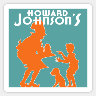 Howard Johnson's Chef, Boy, and Dog Sticker